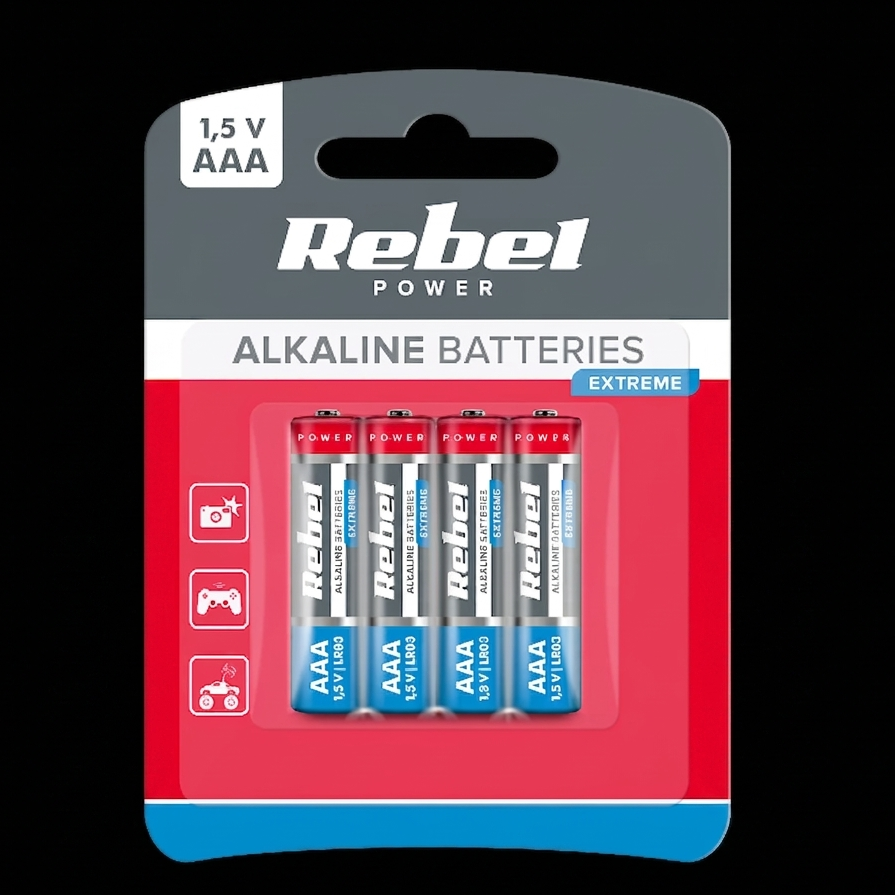 Baterie alkaiczne AAA